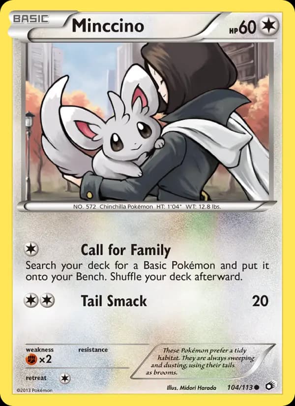 Minccino #104 — Legendary Treasures