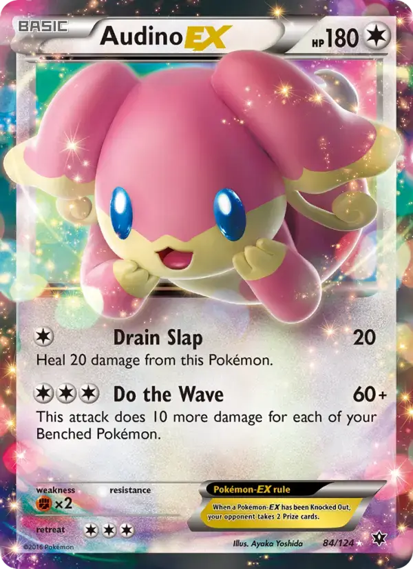 Audino EX #84 — Fates Collide