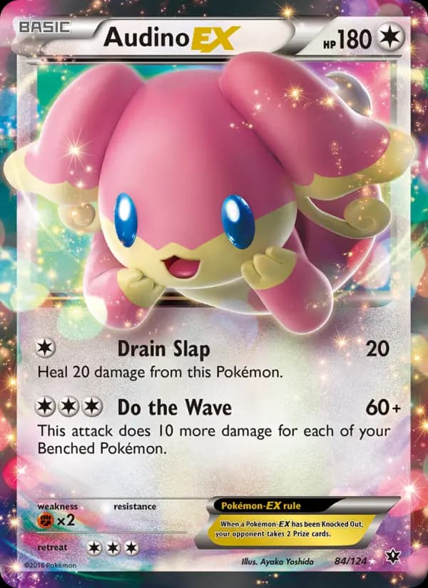Audino EX #84 — Fates Collide