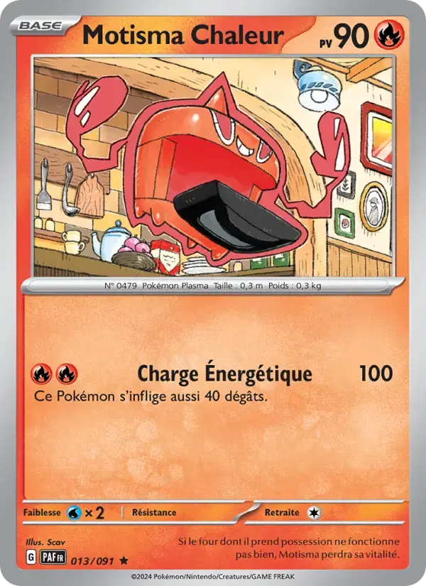 Carte Pokémon Motisma Chaleur #013 — Destinées de Paldea
