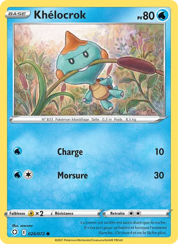 Carte Pokémon Khélocrok #26 — Destinées Radieuses