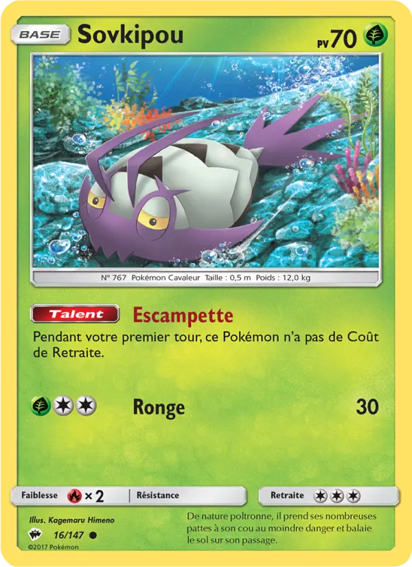 Carte Pokémon Sovkipou #16 — Ombres Ardentes