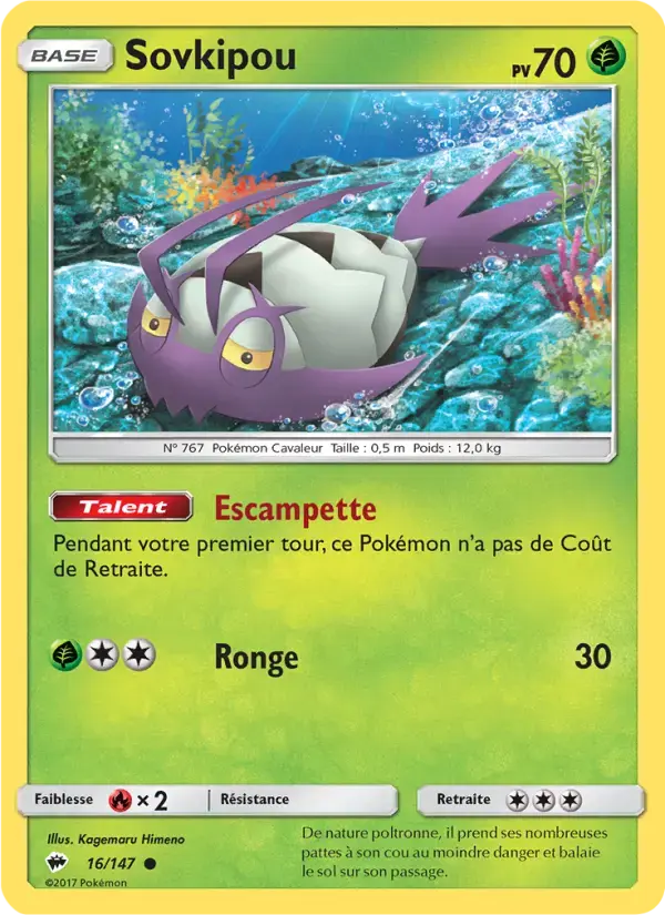 Carte Pokémon Sovkipou #16 — Ombres Ardentes