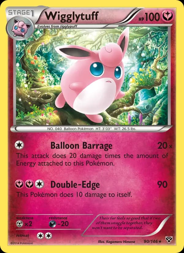 Wigglytuff #90 — XY