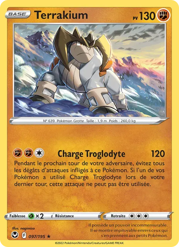 Carte Pokémon Terrakium #097 — Tempête Argentée