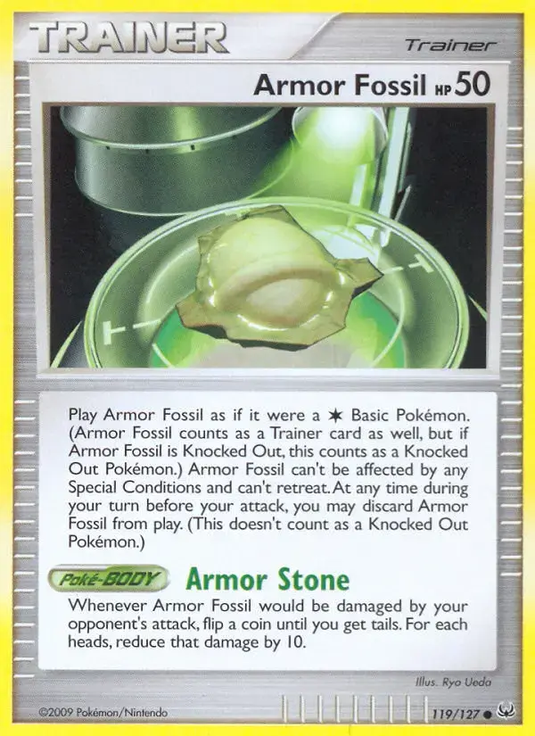 Armor Fossil #119 — Platinum