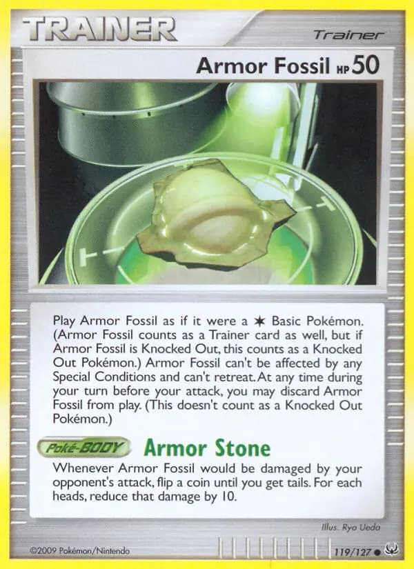 Armor Fossil #119 — Platinum