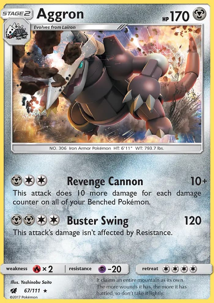 Aggron #67 — Crimson Invasion