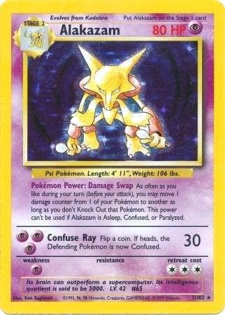 Alakazam #1 — Base Set