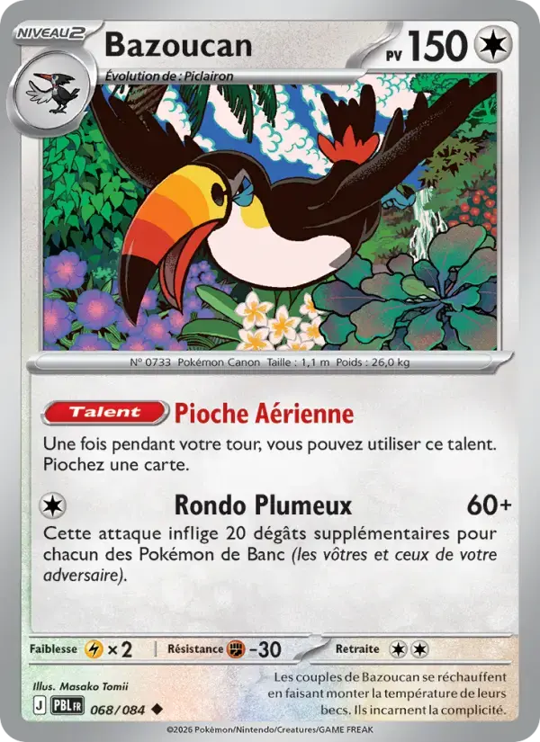 Carte Pokémon Bazoucan #068 — Nuit Noire