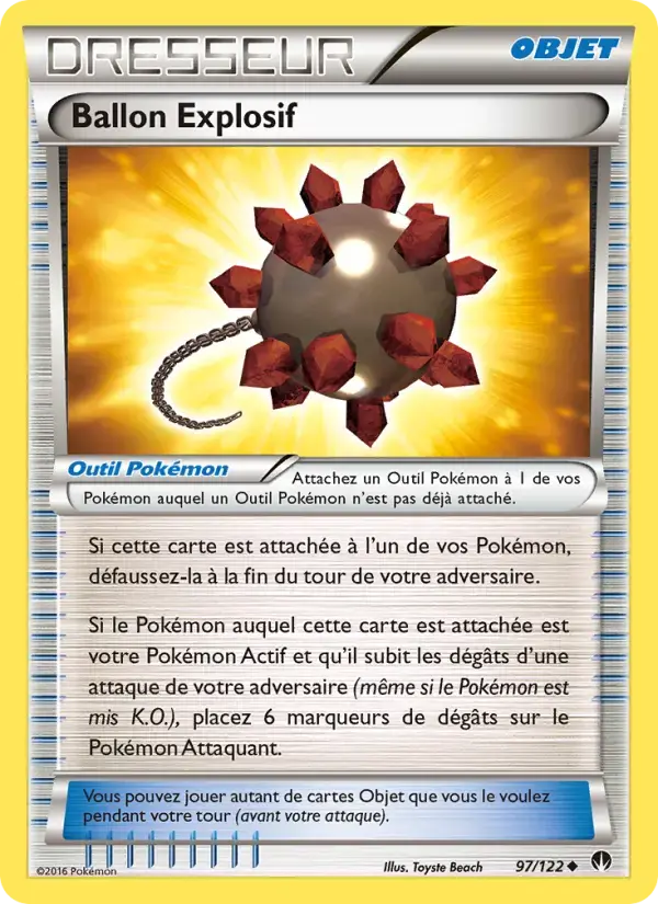 Carte Pokémon Ballon Explosif #97 — Rupture Turbo