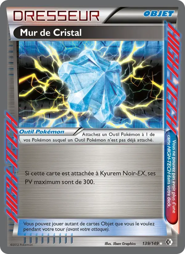 Carte Pokémon Mur de Cristal #139 — Frontières Franchies