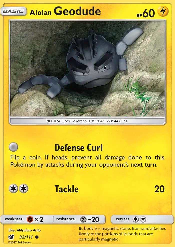 Alolan Geodude #32 — Crimson Invasion