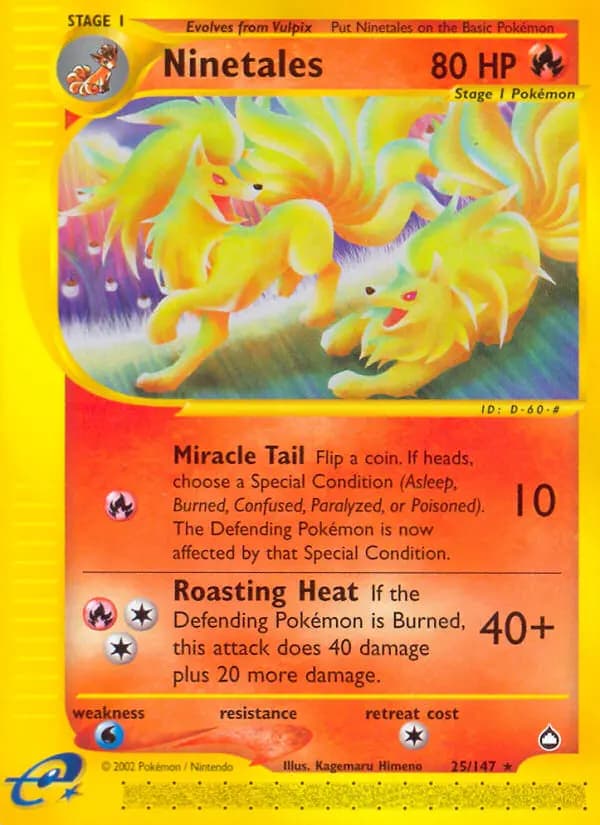 Ninetales #25 — Aquapolis