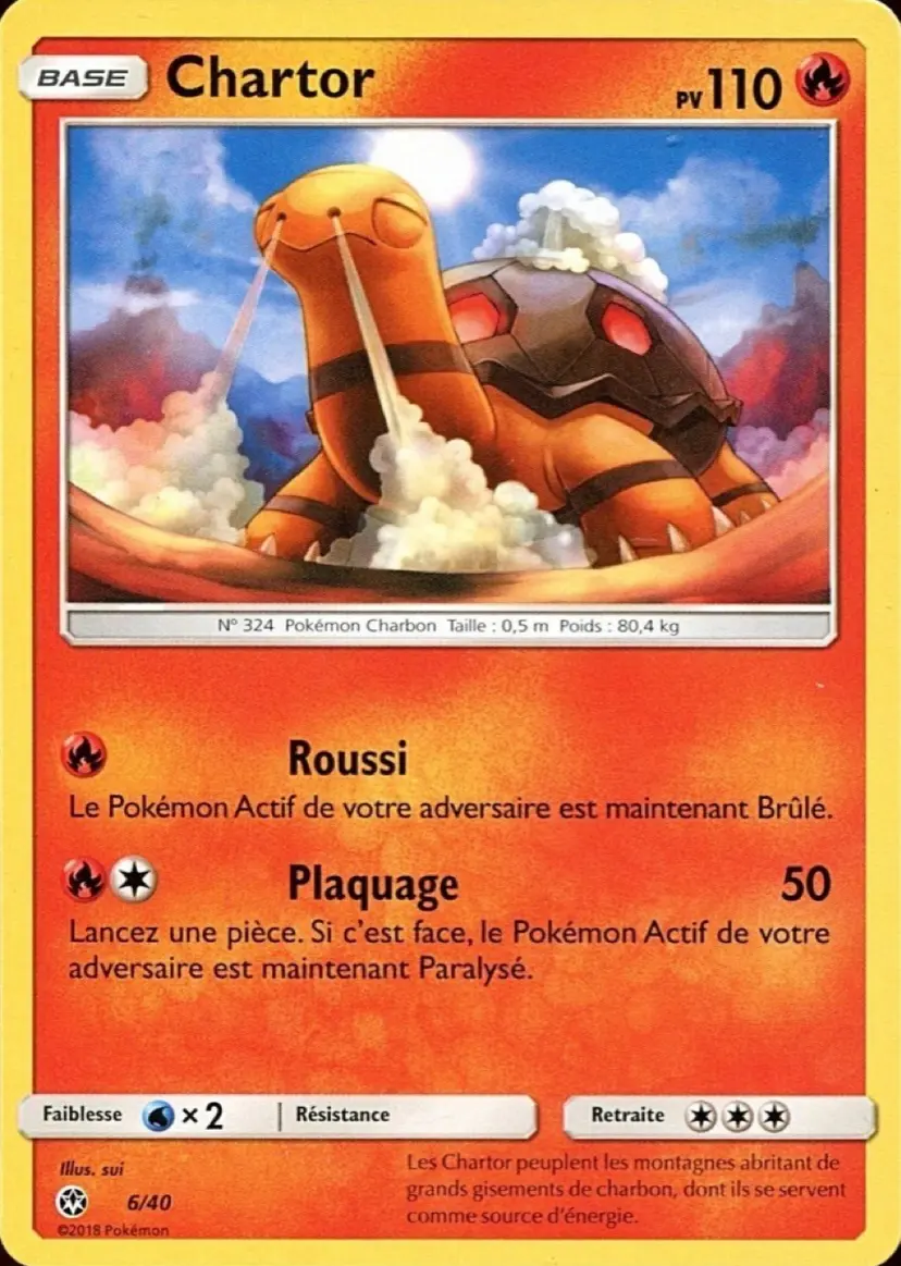 Carte Pokémon Chartor #6 — 2018 Promo McDonald's