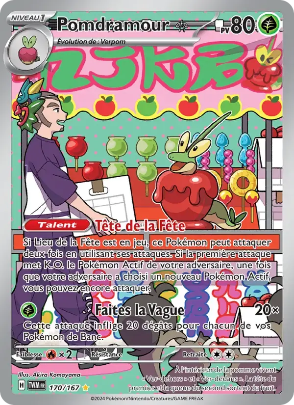 Carte Pokémon Pomdramour #170 — Mascarade Crépusculaire
