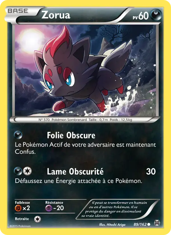 Carte Pokémon Zorua #89 — Impulsion Turbo