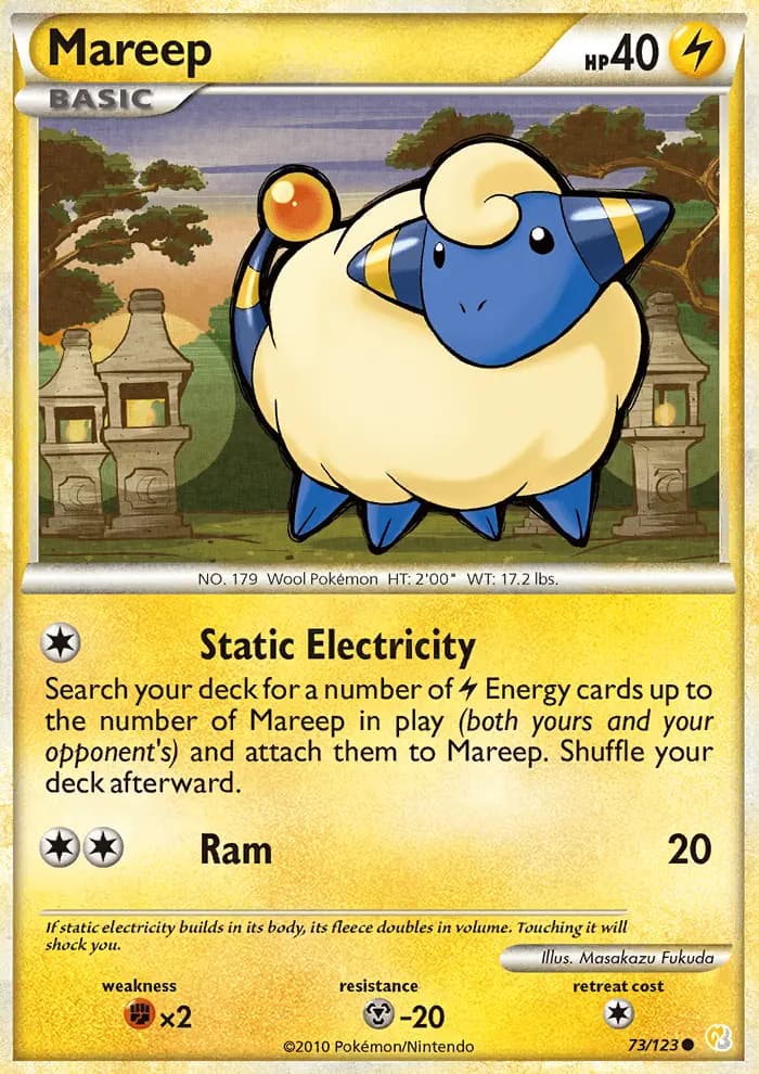 Mareep #73 — HeartGold SoulSilver