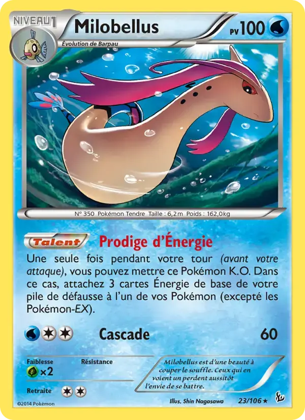 Carte Pokémon Milobellus #23 — Étincelles