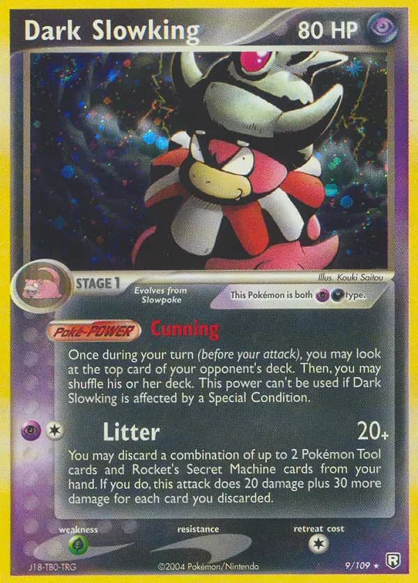 Dark Slowking #9 — EX Team Rocket Returns