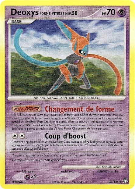 Carte Pokémon Deoxys Forme Vitesse #26 — Éveil des Légendes