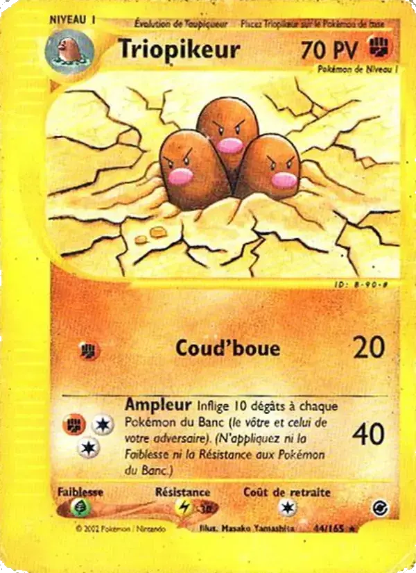 Carte Pokémon Triopikeur #44 — Expédition