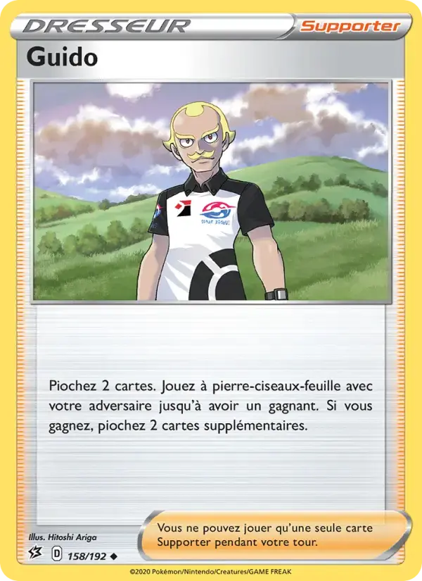 Carte Pokémon Guido #158 — Clash des Rebelles