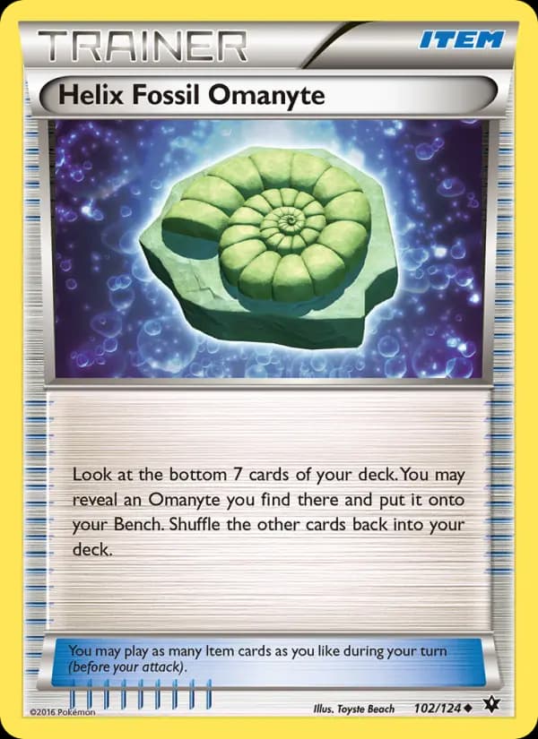 Helix Fossil Omanyte #102 — Fates Collide