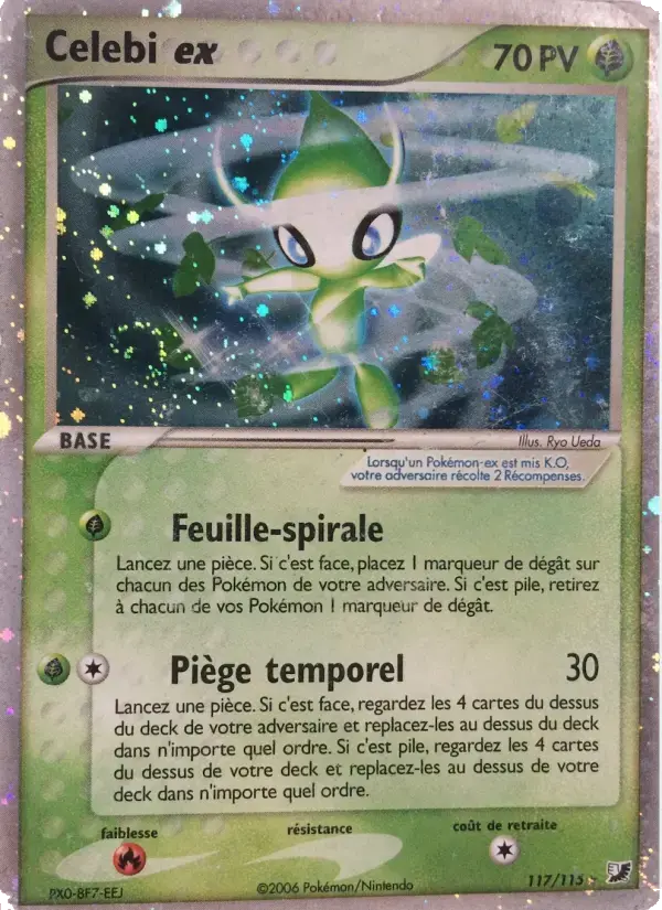 Carte Pokémon Celebi ex #117 — Forces Cachées