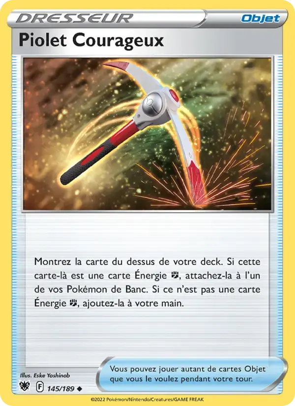 Carte Pokémon Piolet Courageux #145 — Astres Radieux