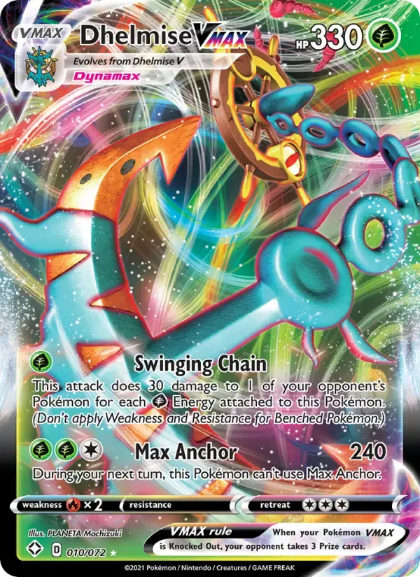 Dhelmise VMAX #10 — Shining Fates