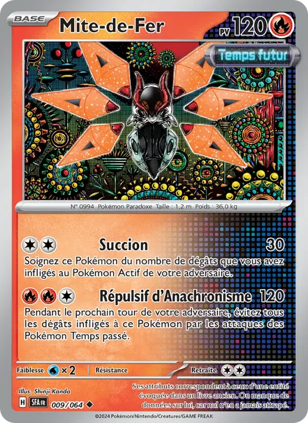 Carte Pokémon Mite-de-Fer #009 — Fable Nébuleuse