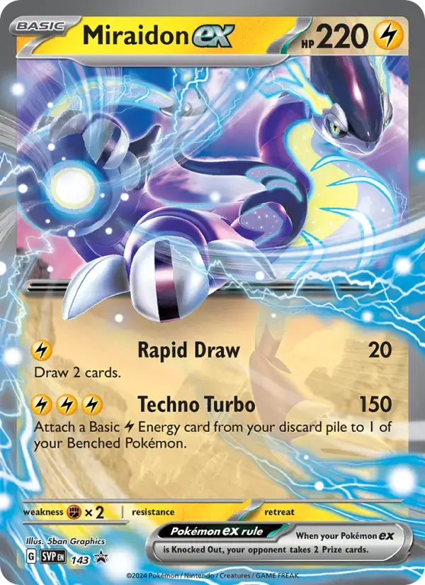 Miraidon ex #143 — Scarlet & Violet Promos