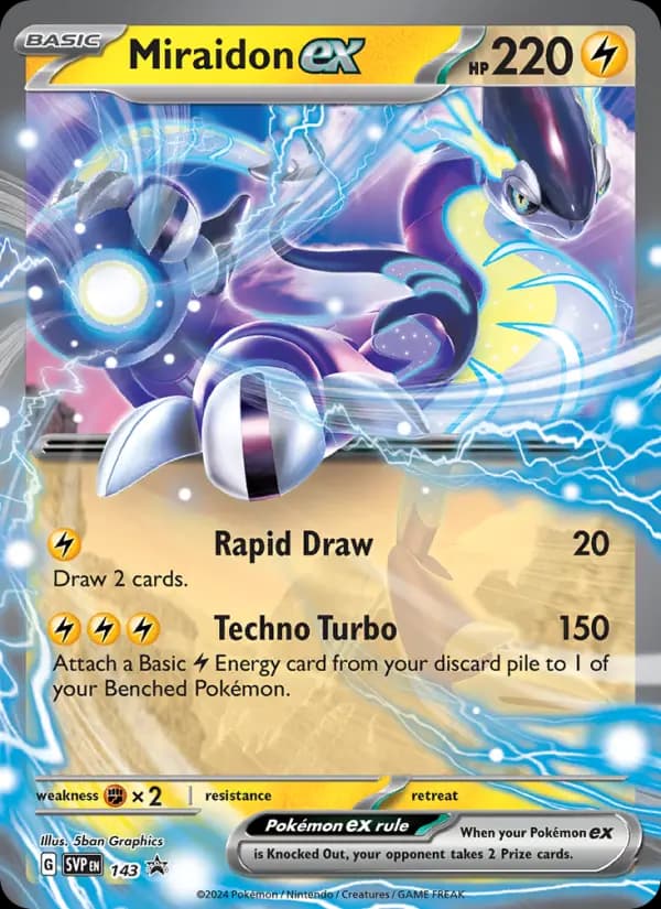 Miraidon ex #143 — Scarlet & Violet Promos