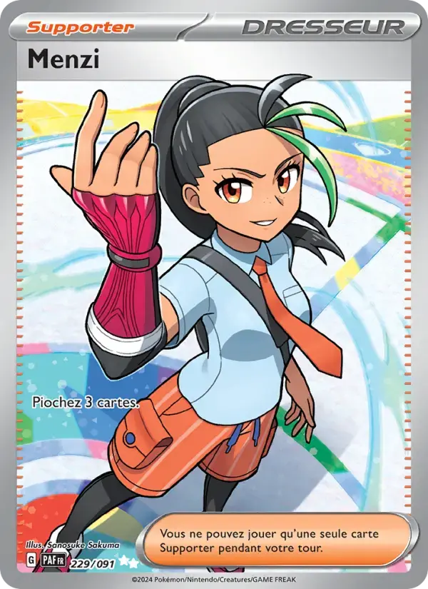 Carte Pokémon Menzi #229 — Destinées de Paldea