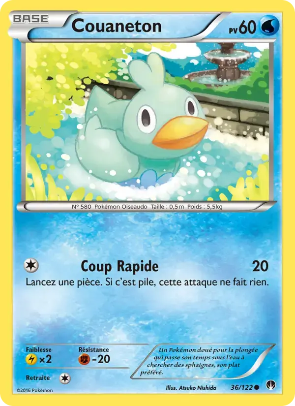 Carte Pokémon Couaneton #36 — Rupture Turbo