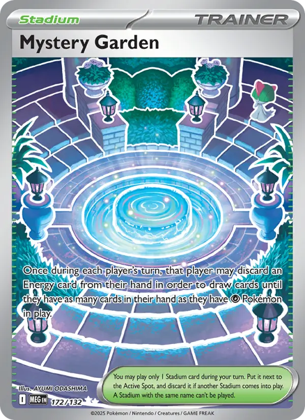 Carte Pokémon Jardin Mystère #172 — Méga-Évolution