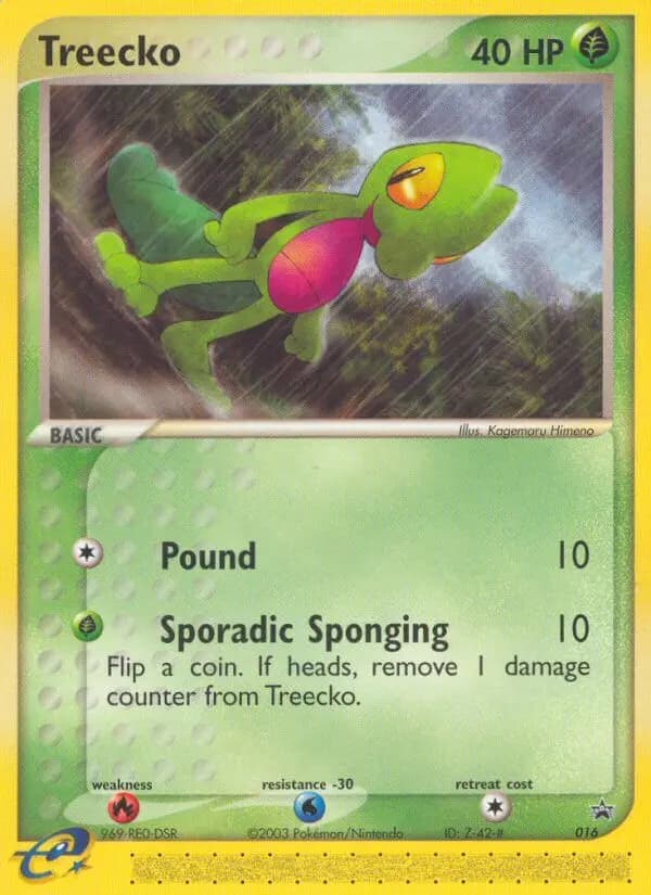 Treecko #16 — Nintendo Black Star Promos