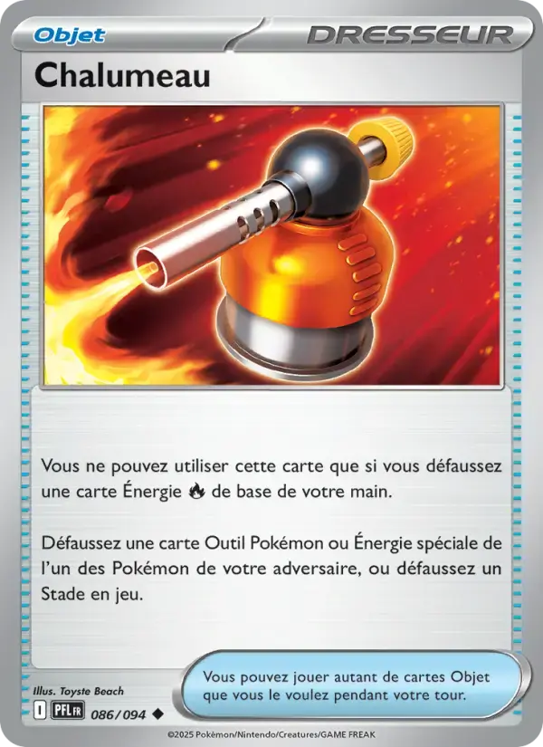 Carte Pokémon Chalumeau #086 — Flammes Fantasmagoriques
