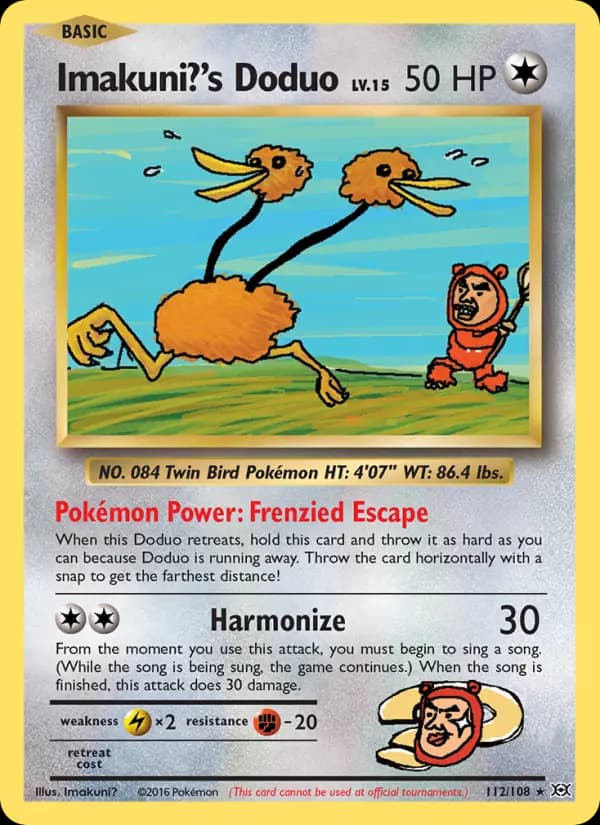 Imakuni?'s Doduo #112 — Evolutions