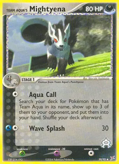 Team Aqua's Mightyena #30 — Team Magma vs Team Aqua