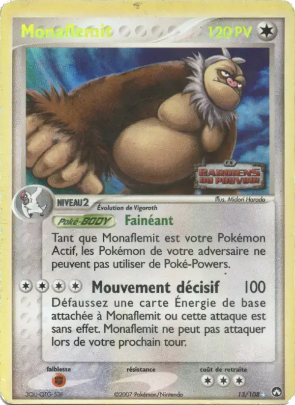 Carte Pokémon Monaflemit #13 — Gardiens du Pouvoir