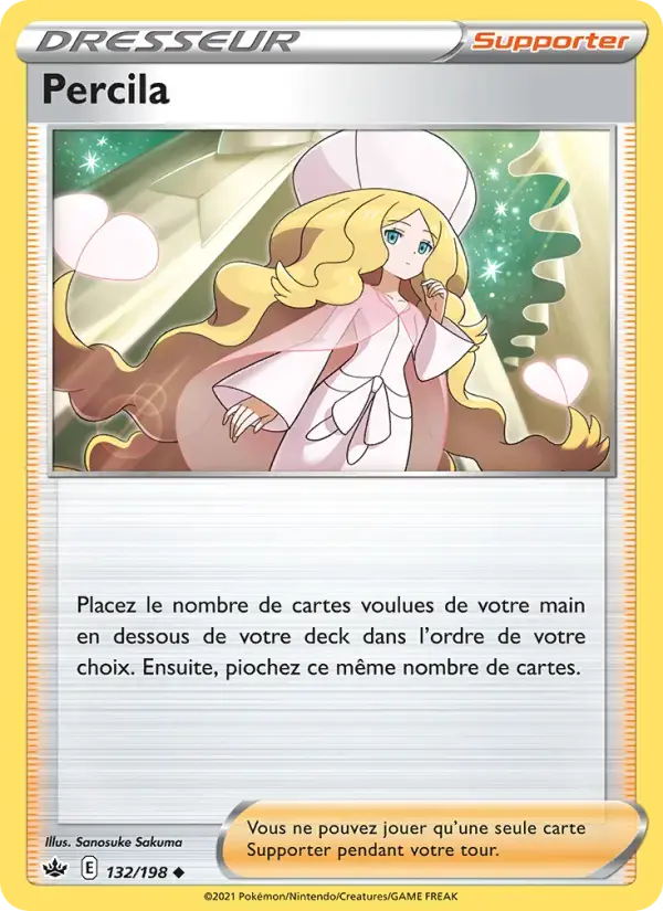 Carte Pokémon Percila #132 — Règne de Glace