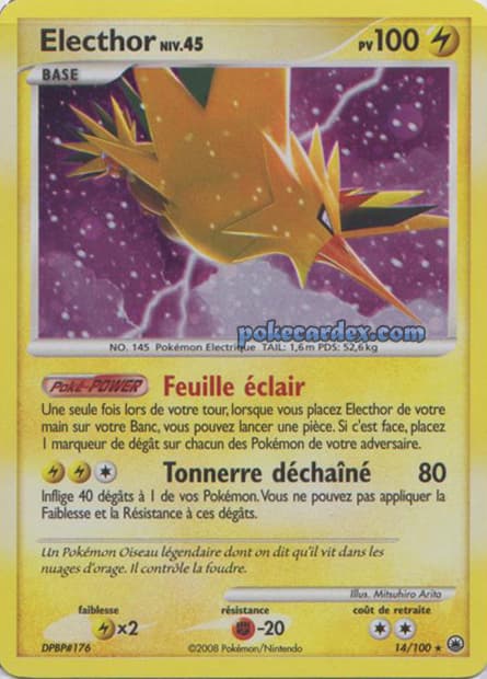 Carte Pokémon Electhor #14 — Aube Majestueuse