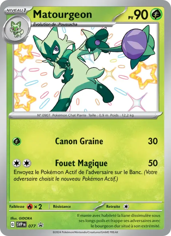 Carte Pokémon Matourgeon #077 — Promos Écarlate et Violet