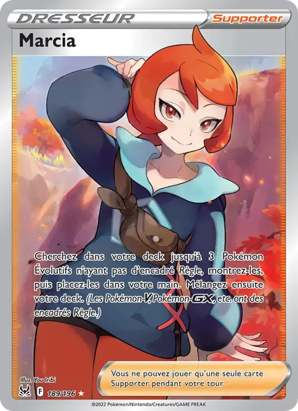 Carte Pokémon Marcia #189 — Origine Perdue