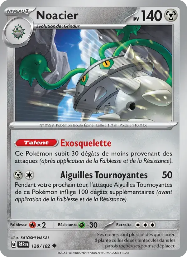 Carte Pokémon Noacier #128 — Faille Paradoxe