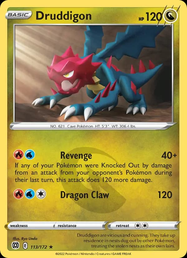 Druddigon #113 — Brilliant Stars