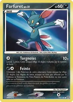 Carte Pokémon Farfuret #100 — Diamant et Perle