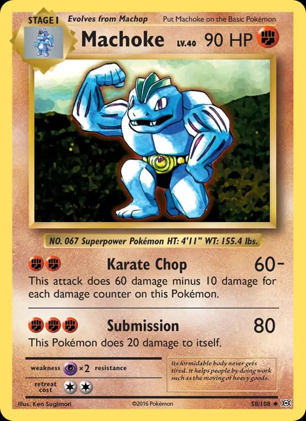 Machoke #58 — Evolutions